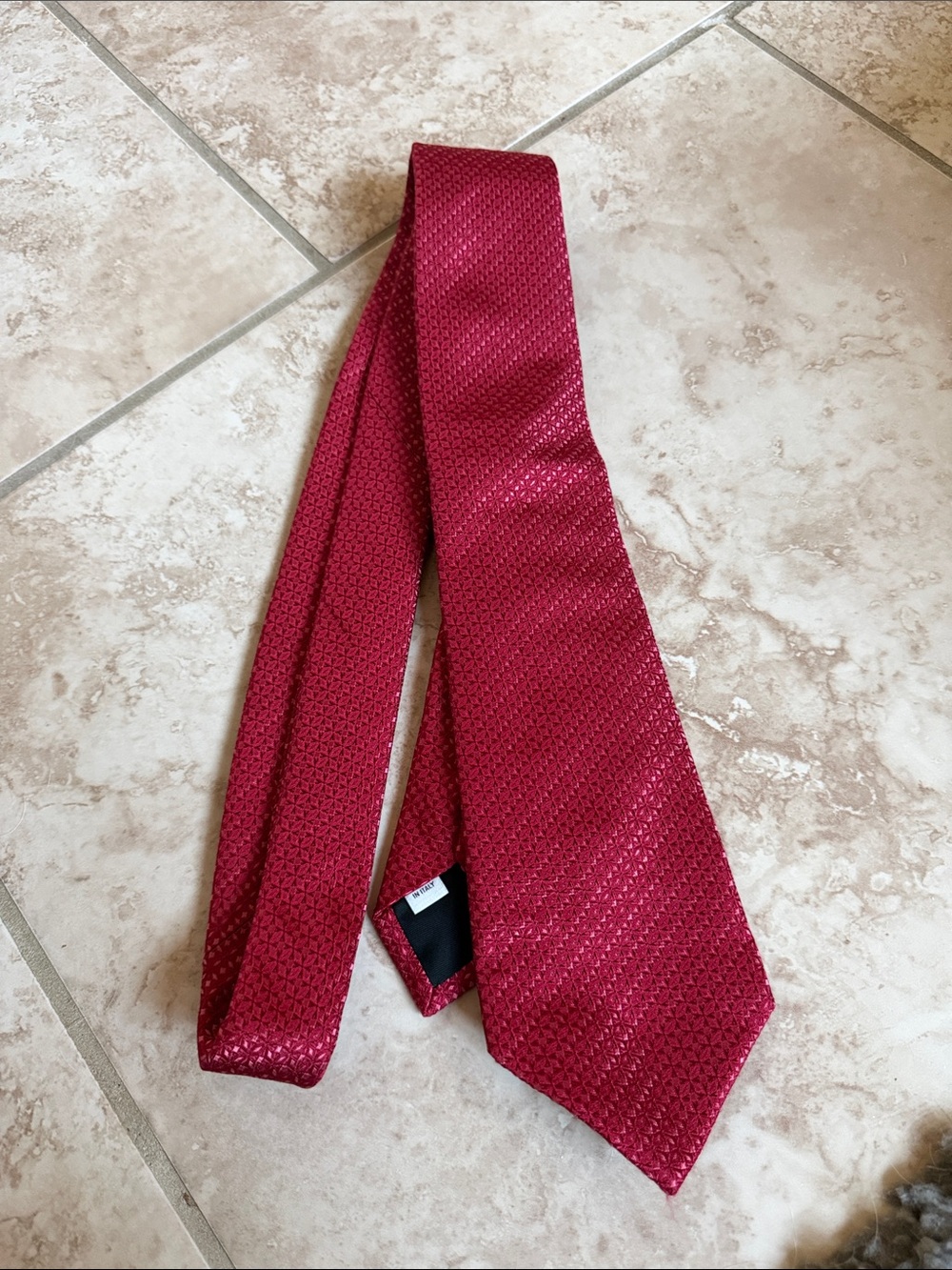Valentino red necktie